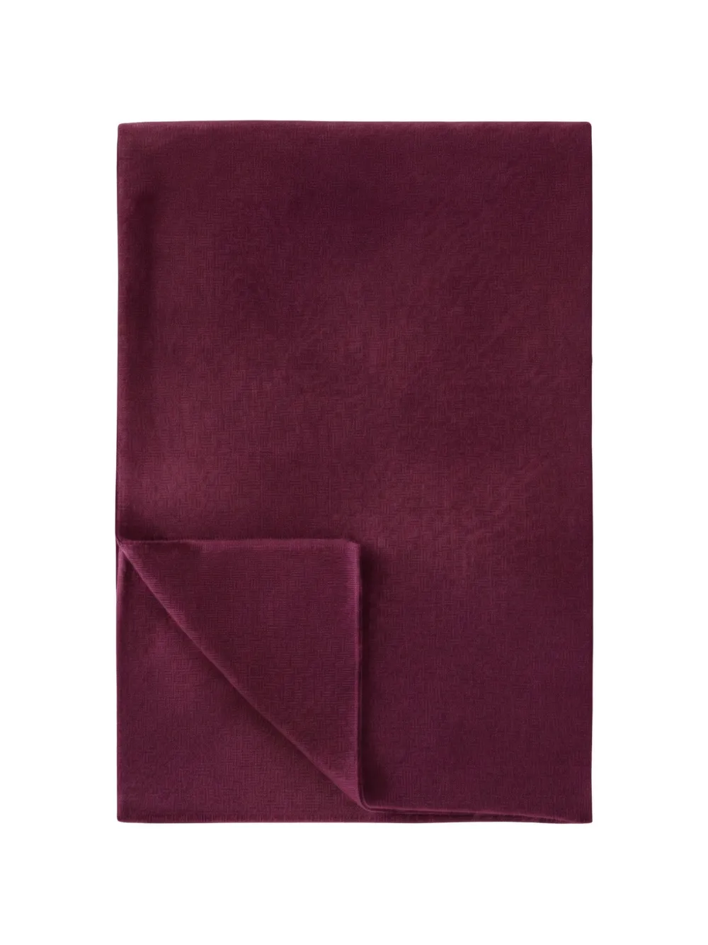 Lisa Yang Paris ribbed-trim scarf Rood