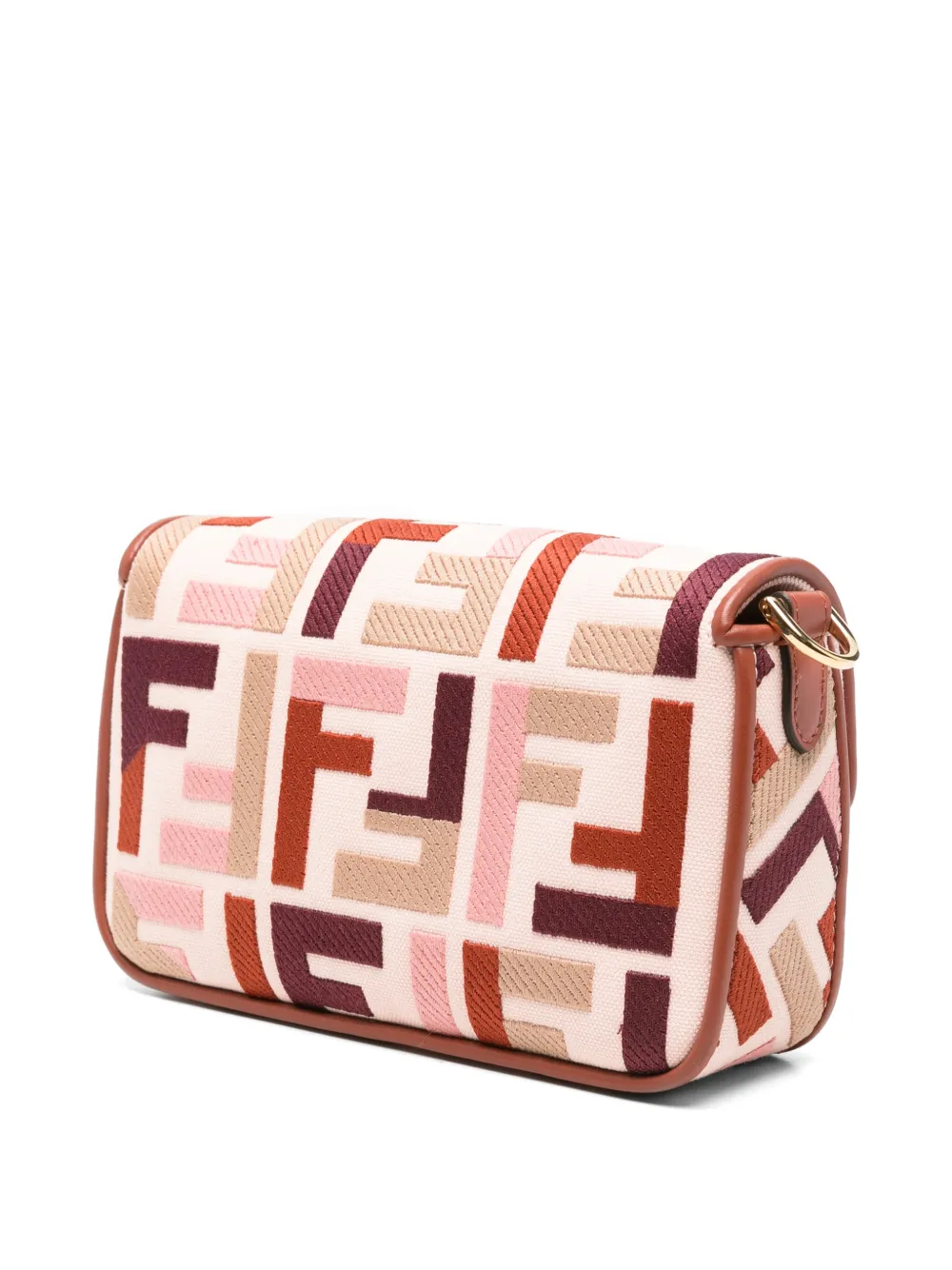 FENDI Baguette FF-logo shoulder bag Roze