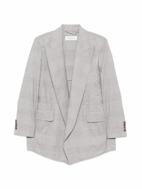 Max Mara Glen Plaid wool jacket