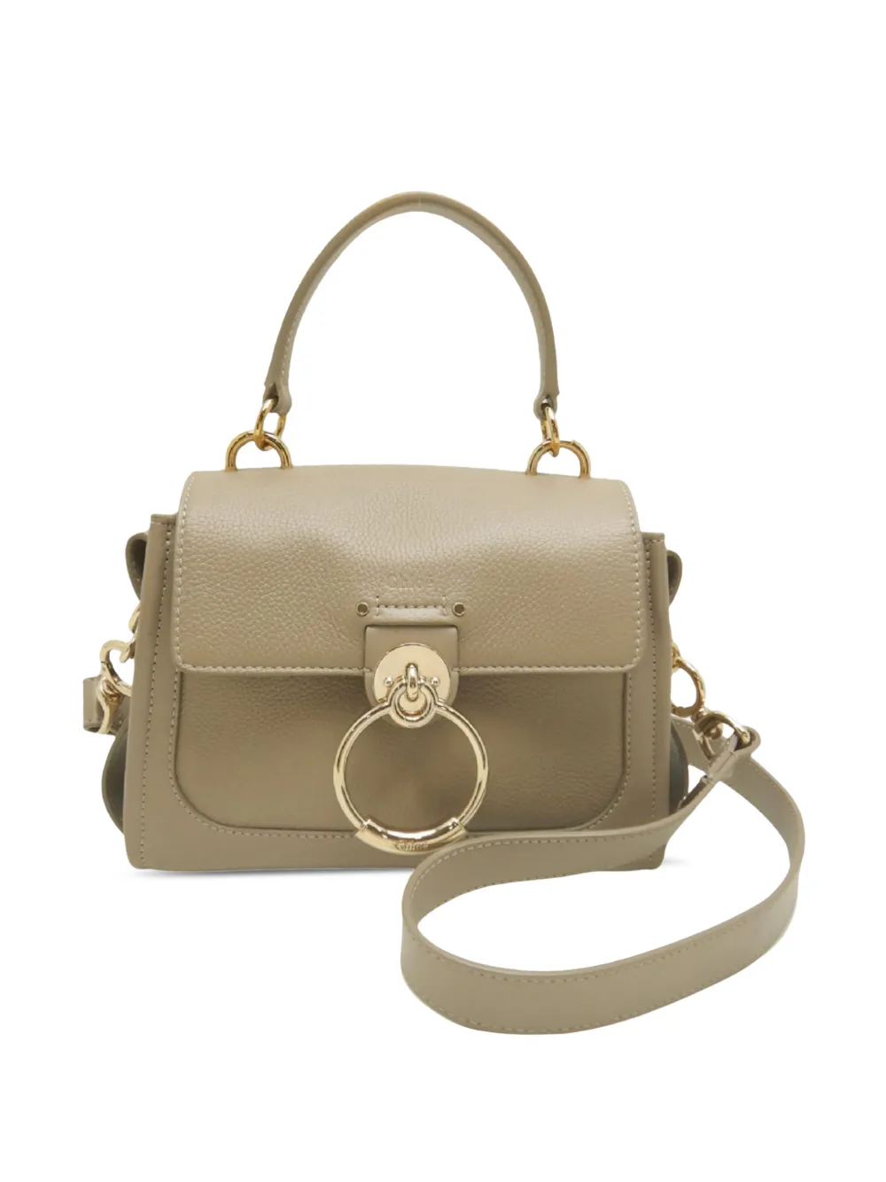 Chloé Pre-Owned 2020 Mini Leather Tess Day satchel - Toni neutri