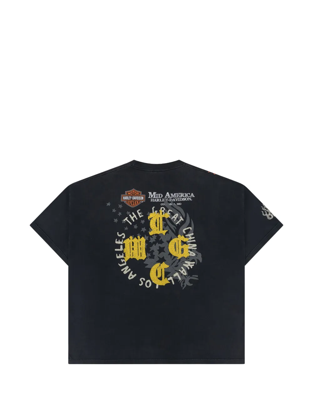 AMIRI T-shirt verfraaid met kristallen en print Zwart