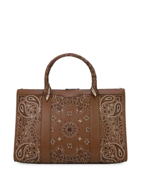 AMIRI Bandana Weekender tote bag