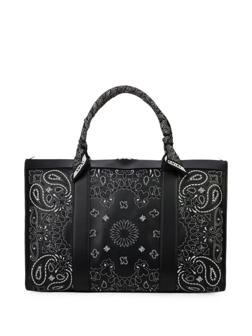 AMIRI Shopper met bandanaprint Zwart