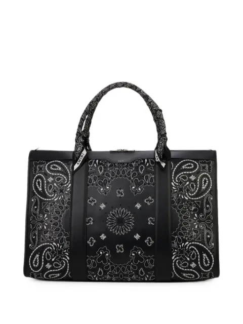 AMIRI Bandana-print tote bag