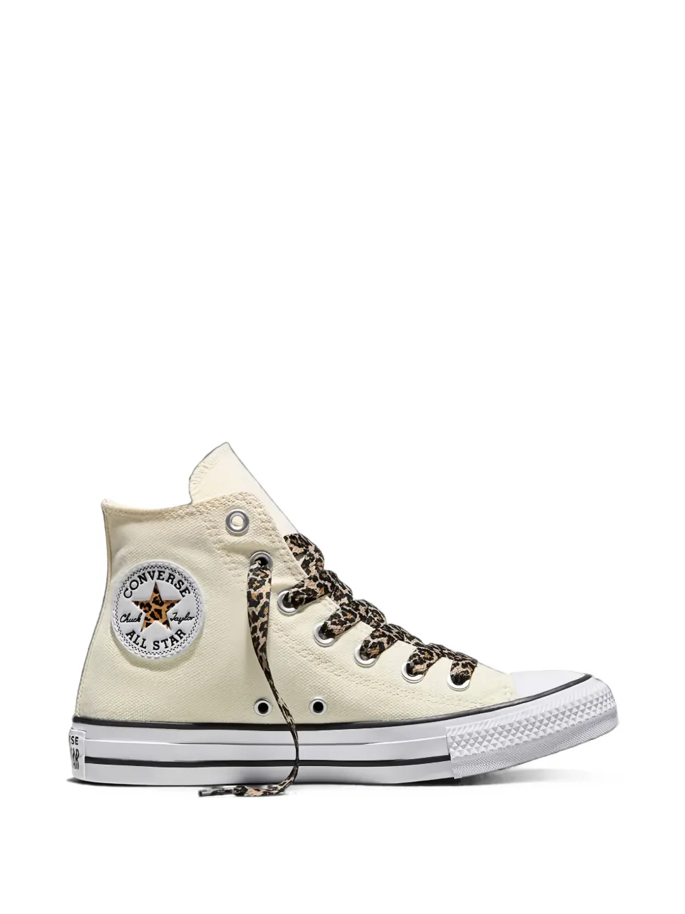 Converse Chuck Taylor All Star leopard-print laces sneakers - Toni neutri