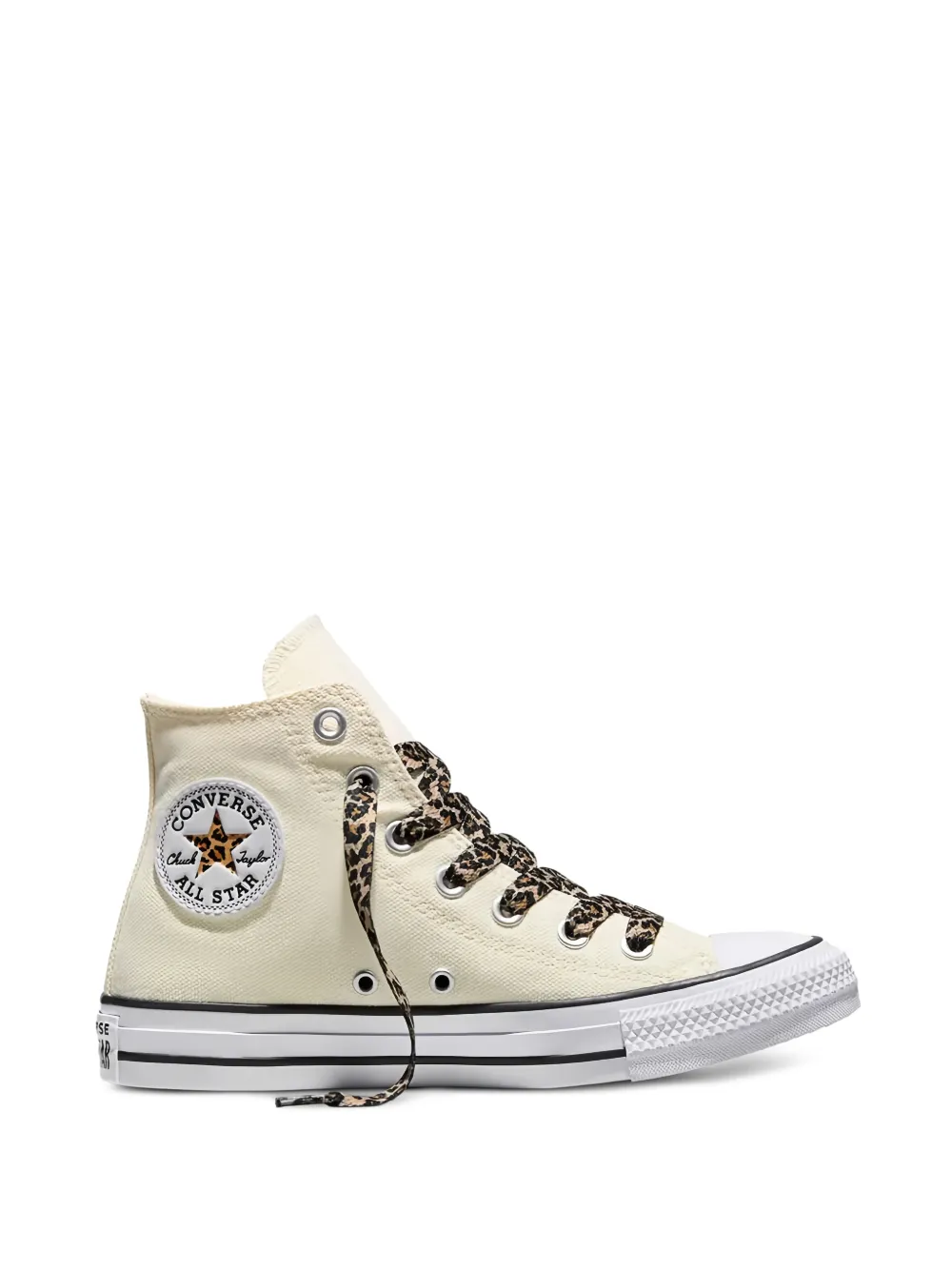 Converse Chuck Taylor All Star leopard-print laces sneakers - Toni neutri