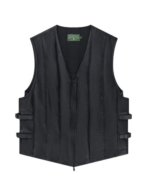 Denim Tears Oakland quilted leather vest