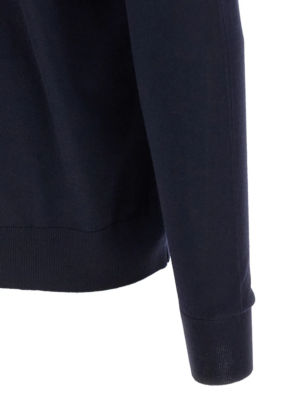 Kiton half-zip sweater Blauw