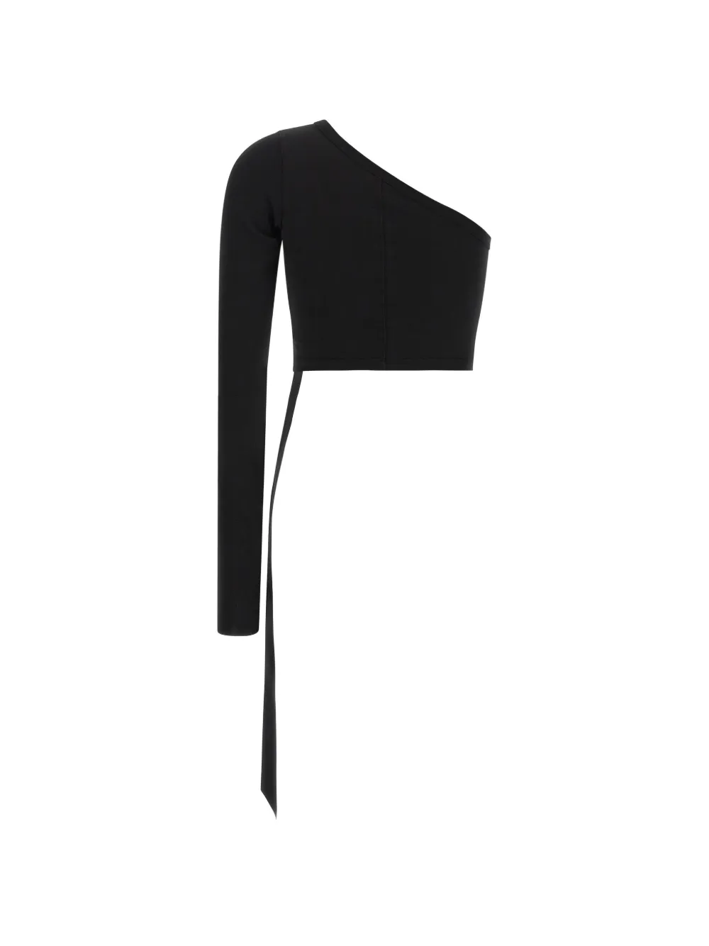 Rick Owens DRKSHDW Asymmetrische top Zwart
