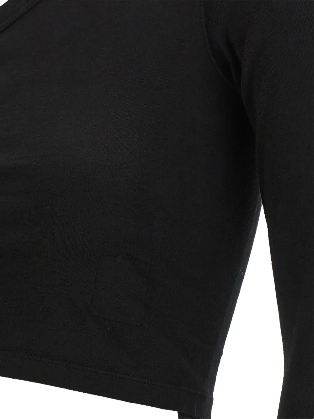 Rick Owens DRKSHDW Asymmetrische top Zwart