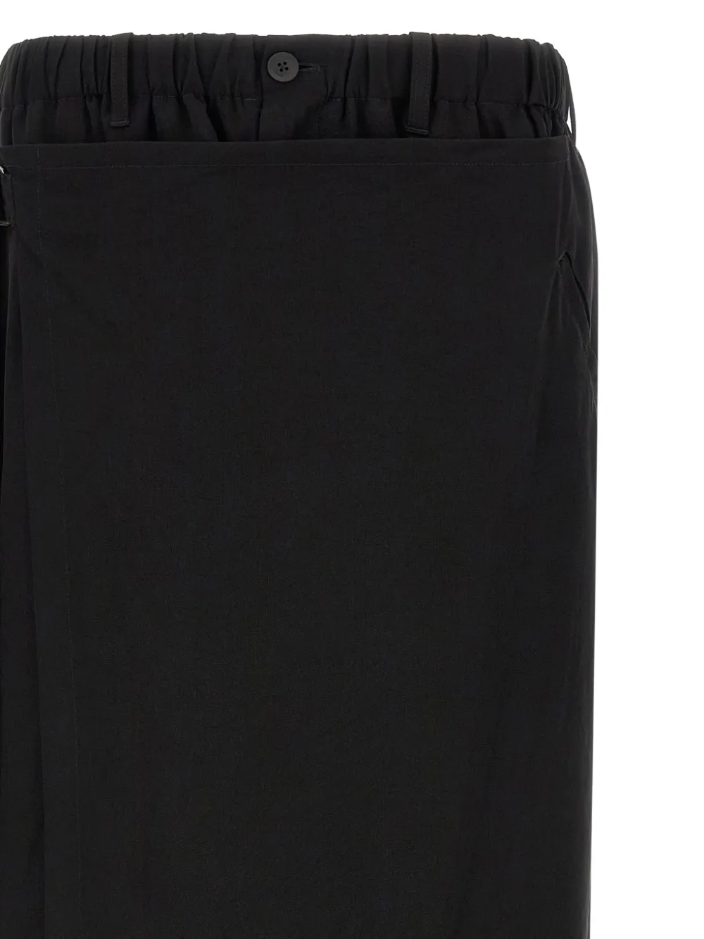 Yohji Yamamoto Ta Tuxedo wikkelbroek Zwart