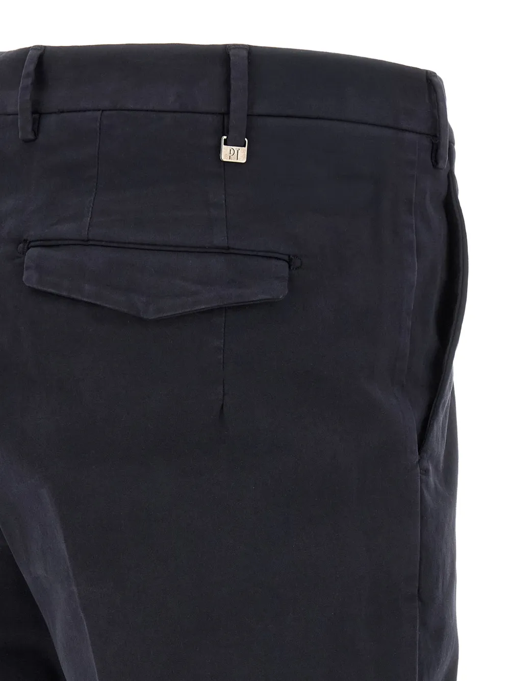 PT Torino Master pantalon met logoplakkaat Blauw