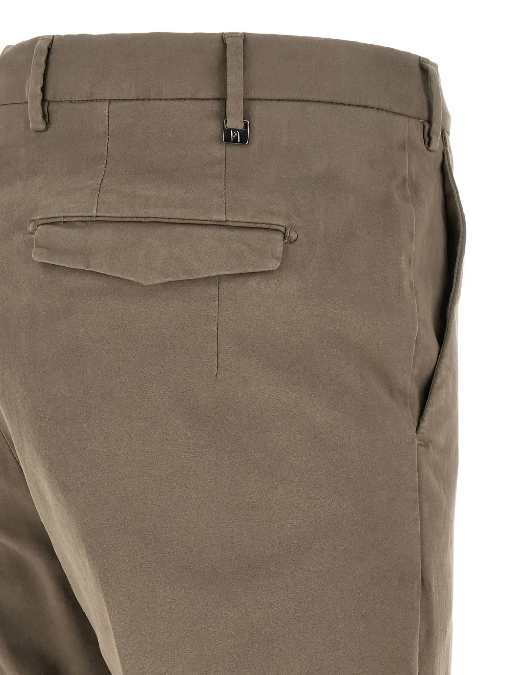 PT Torino Broek met toelopende pijpen Beige