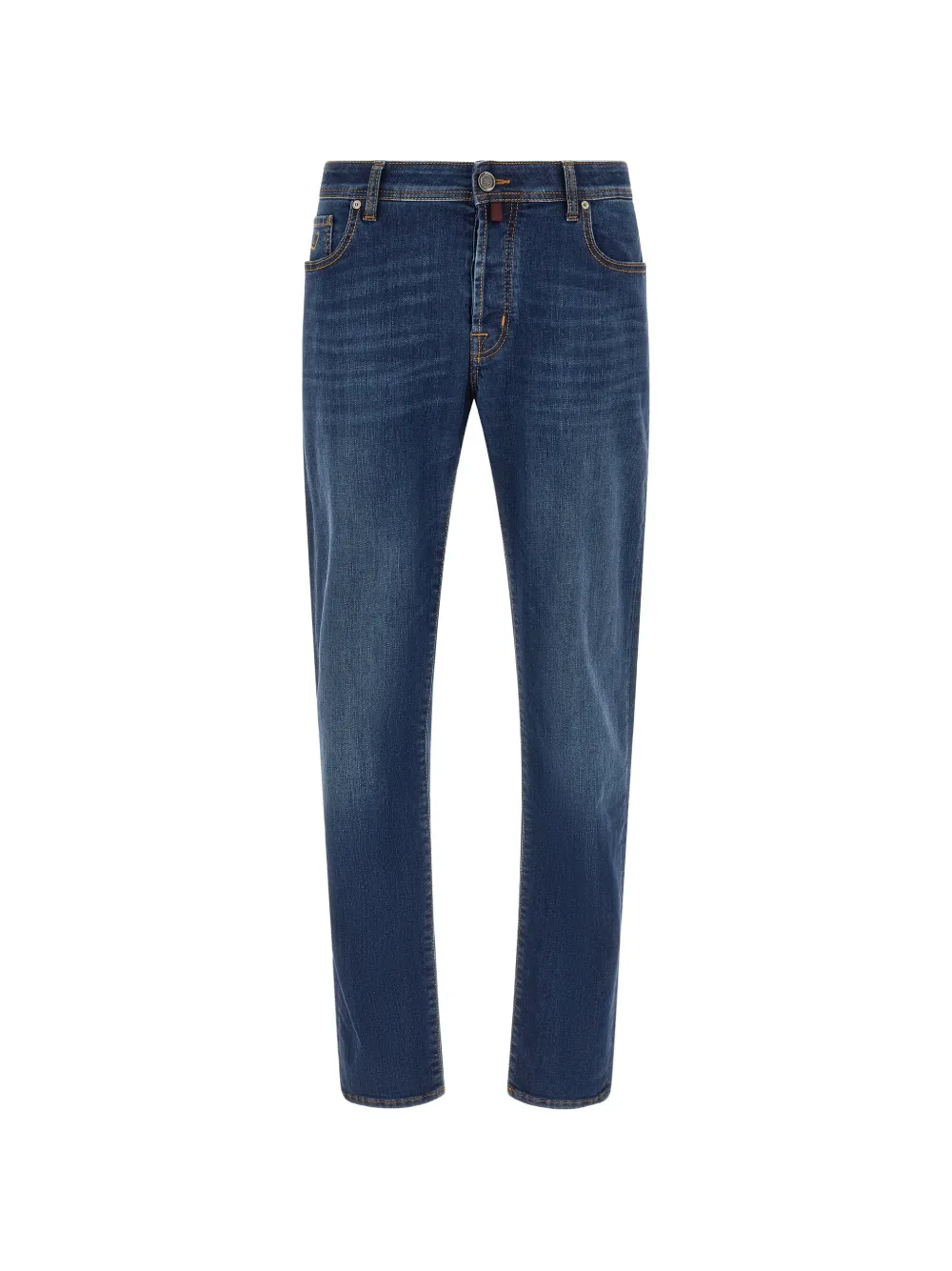 Jacob Cohën Viktor contrast-stitch straight-leg jeans - Blu