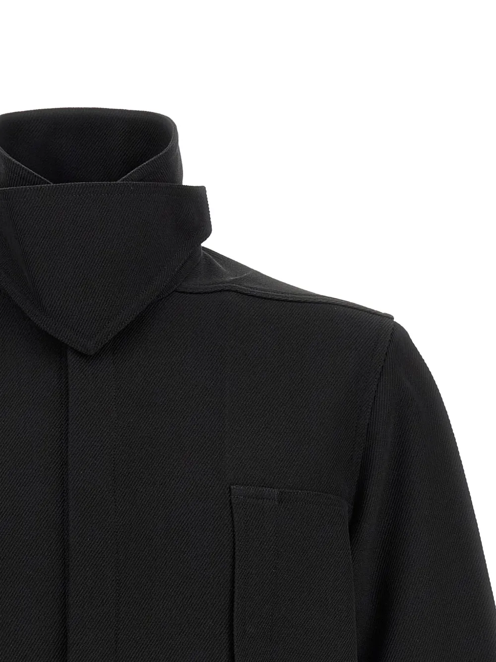 Rick Owens Shirtjack Zwart
