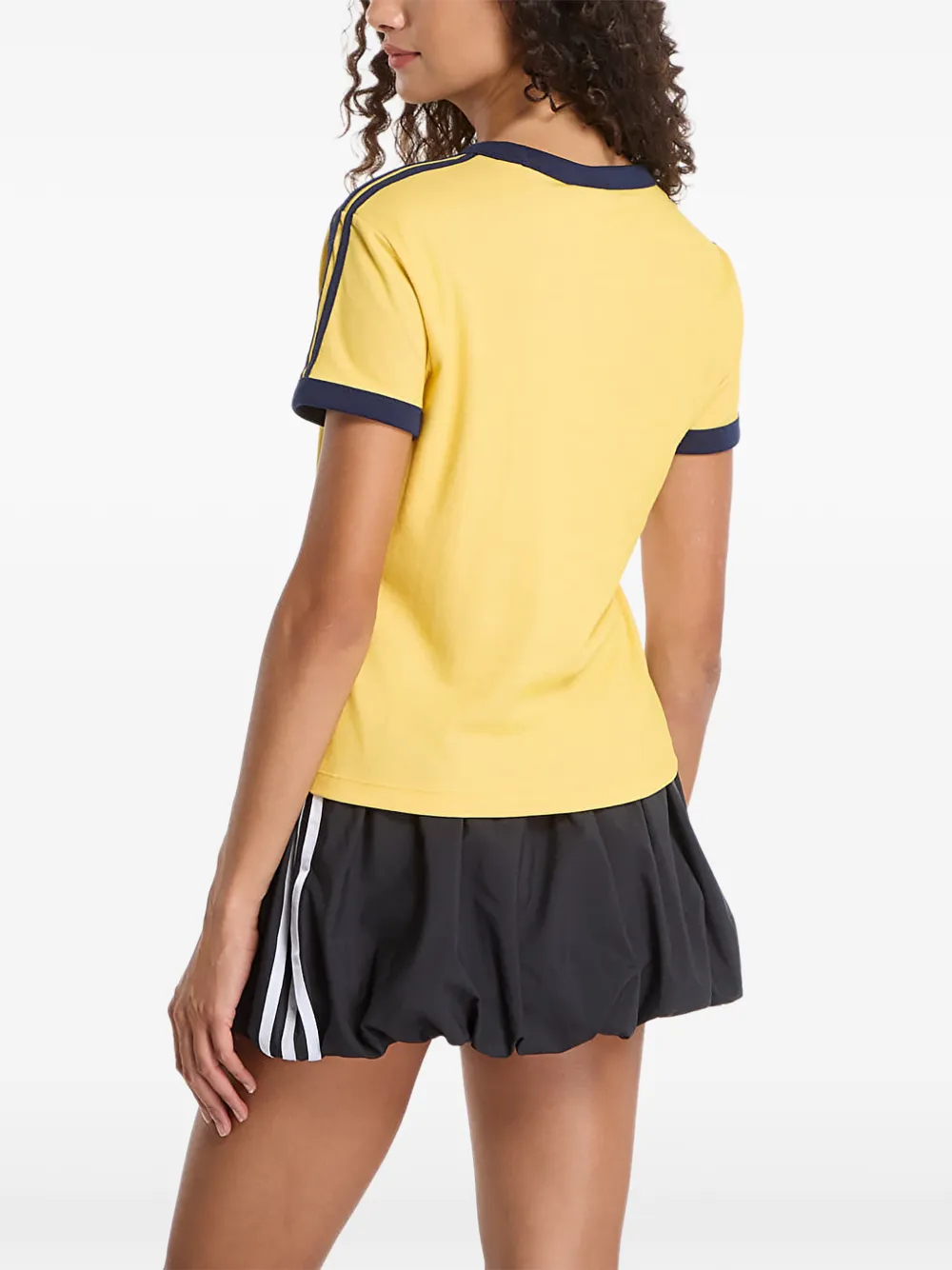 adidas Heather 3S Cali T-shirt Geel