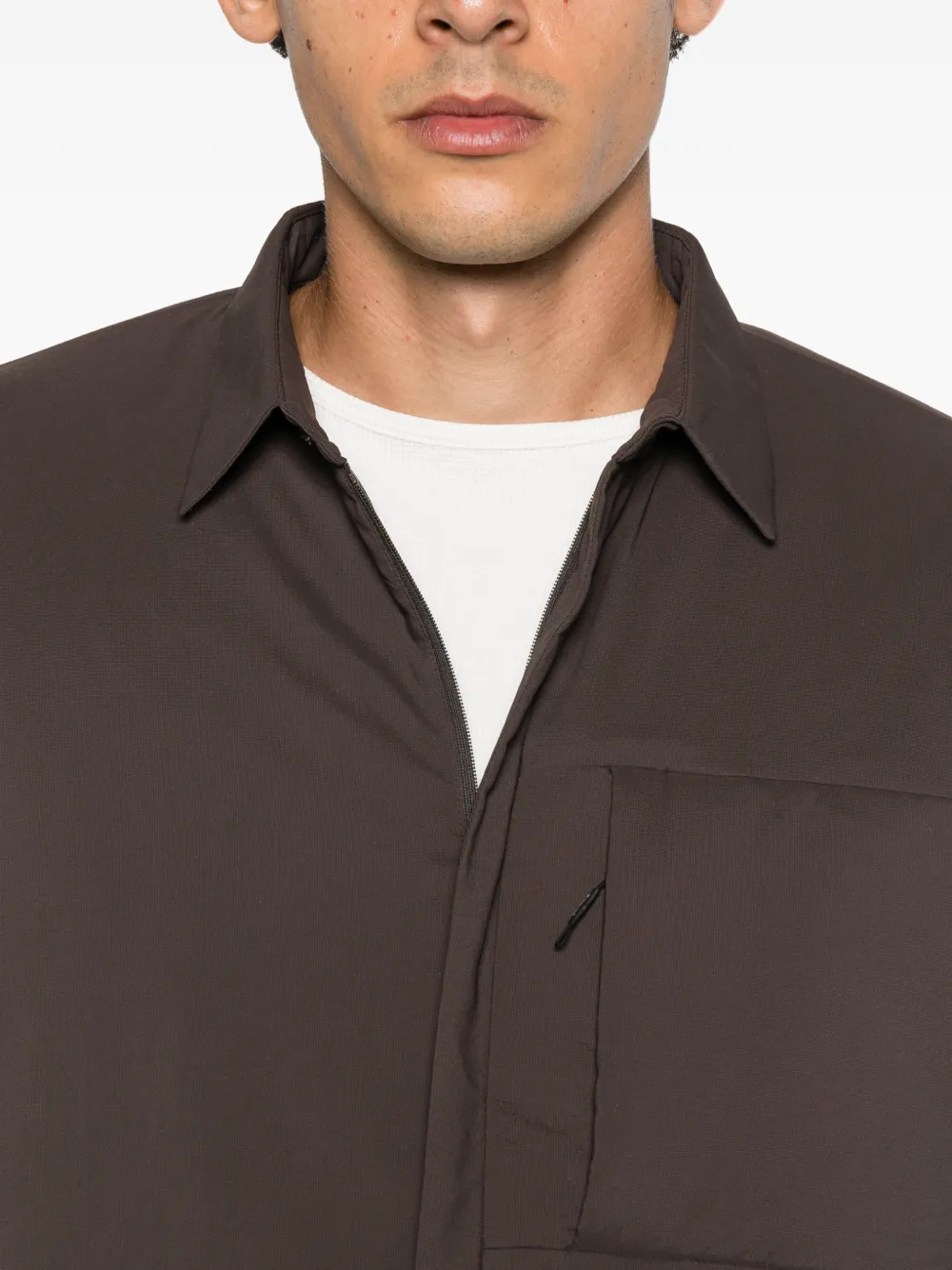 Snow Peak Shirtjack met rits Bruin