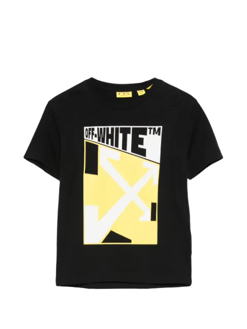 Off-White Kids Arrow Constructive logo-print T-shirt