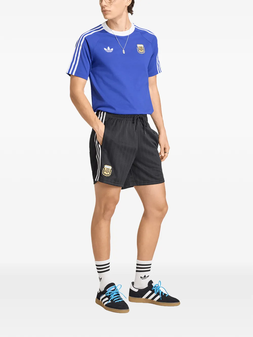 adidas Argentina Originals T-shirt Blauw
