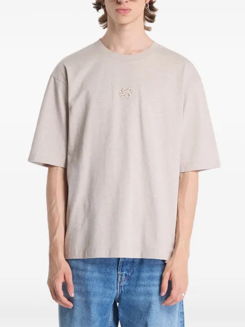 Filling Pieces embroidered melange T-shirt