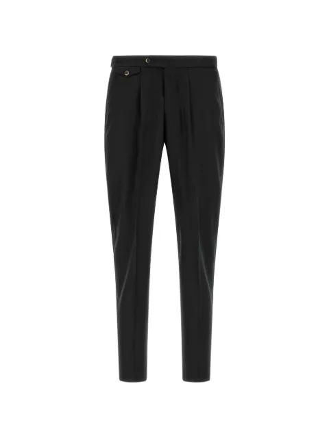 PT Torino Union buckled-waist tapered trousers