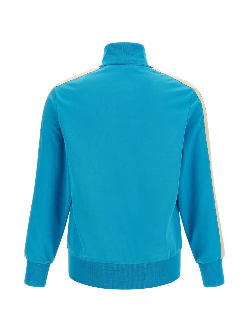 Palm Angels Track stripe-detail zip-up sweatshirt Blauw