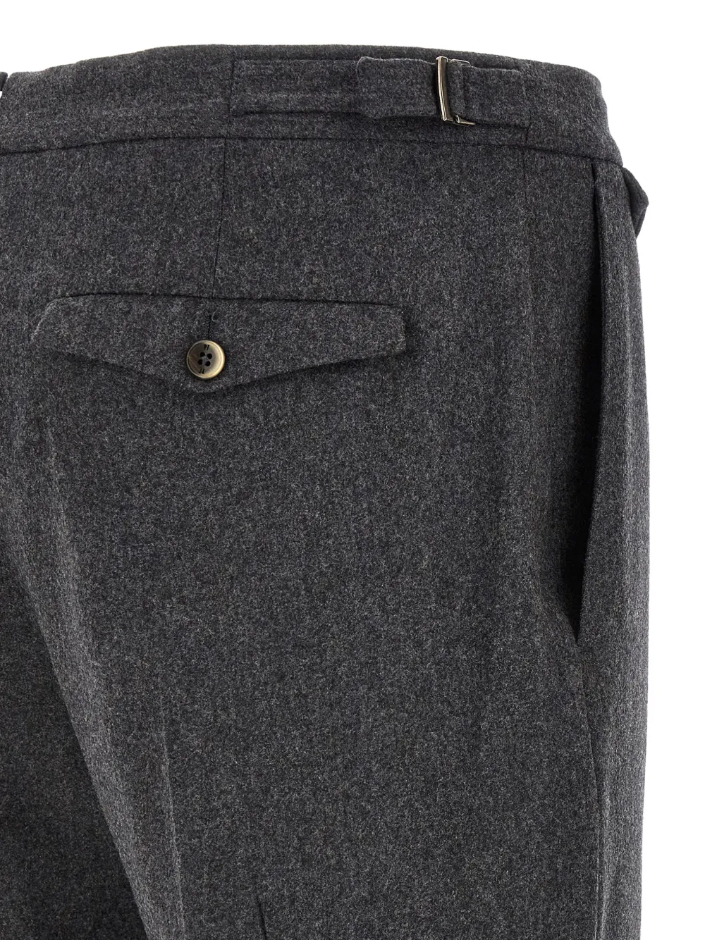 PT Torino Union pantalon met plooien Grijs