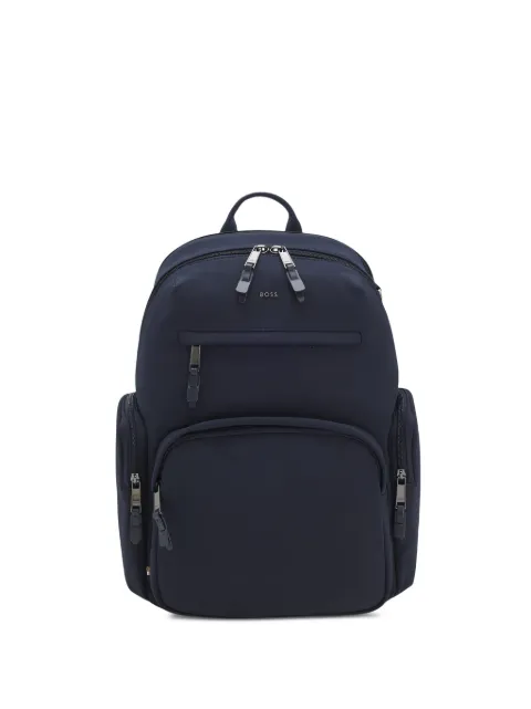 BOSS backpack with multiple pockets