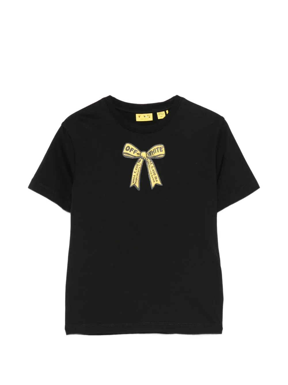 Off-White Kids Arrow Industrail Tape bow-print T-shirt - Nero