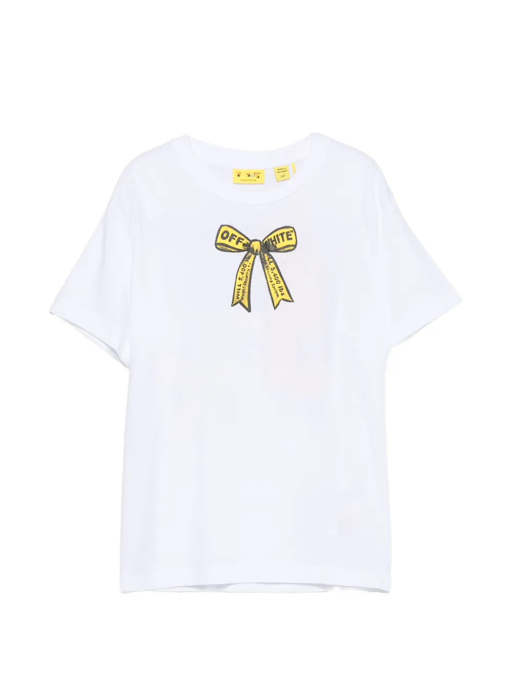 Off-White Kids Arrow Industrial bow-print T-shirt - Bianco