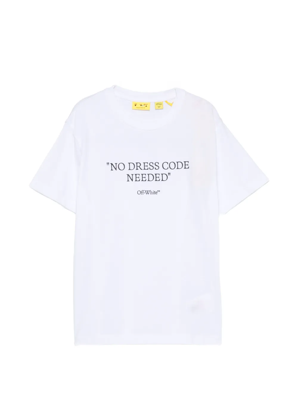 Off-White Kids slogan-print T-shirt - Bianco