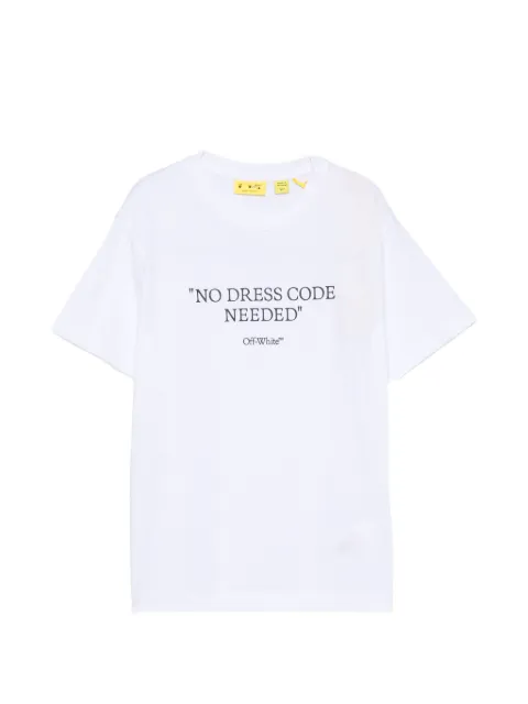 Off-White Kids slogan-print T-shirt