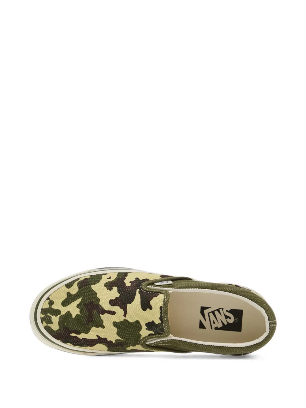 Vans LX Classic Slip-On camouflage sneakers Groen