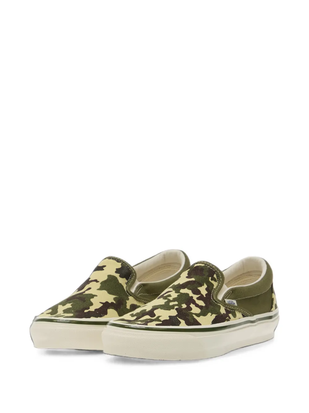 Vans LX Classic Slip-On camouflage sneakers Groen