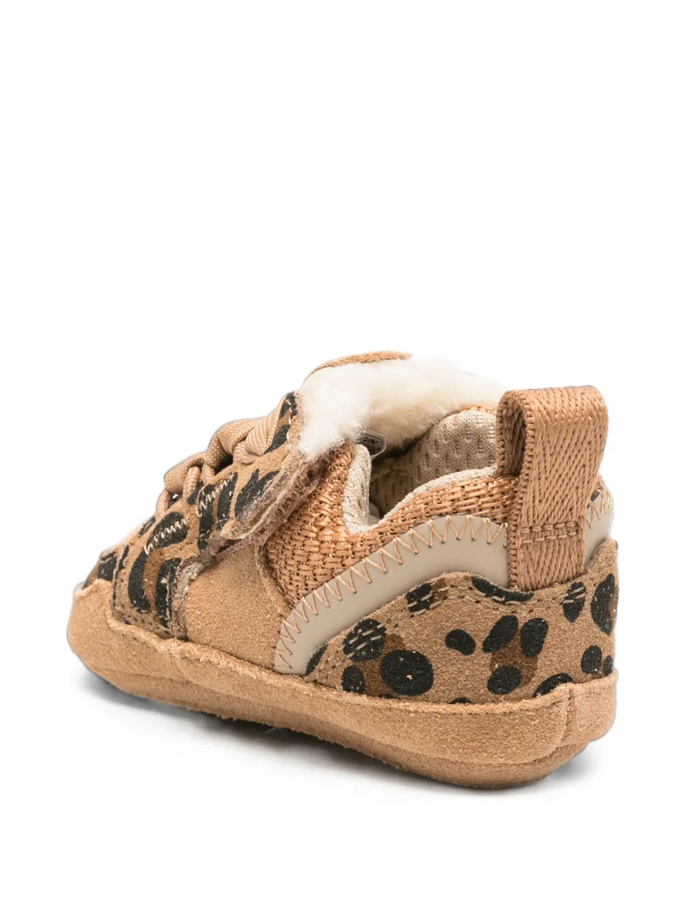 UGG Kids leopard-print suede sneakers Bruin