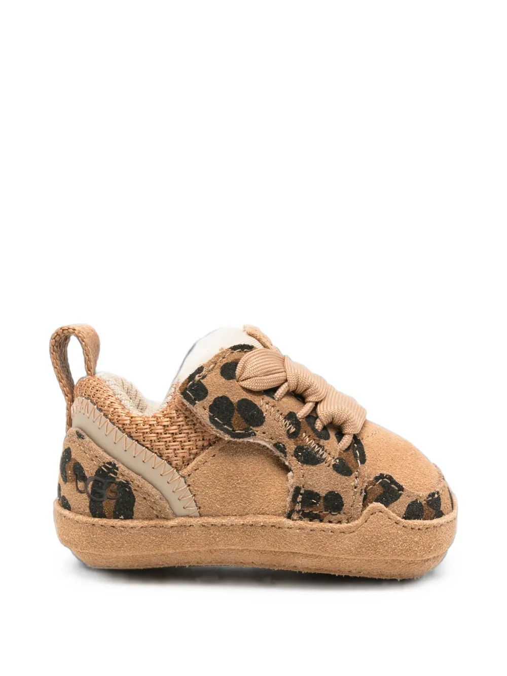 UGG Kids leopard-print suede sneakers Bruin