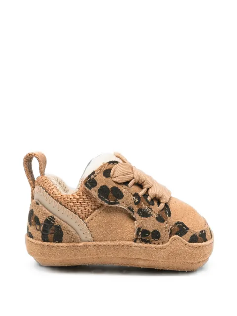 UGG Kids leopard-print suede sneakers
