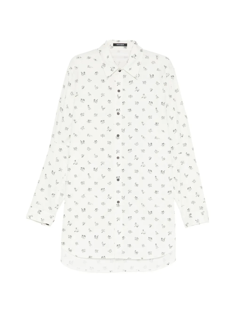 Nude:Masahiko Maruyama illustrative-print long-sleeve shirt