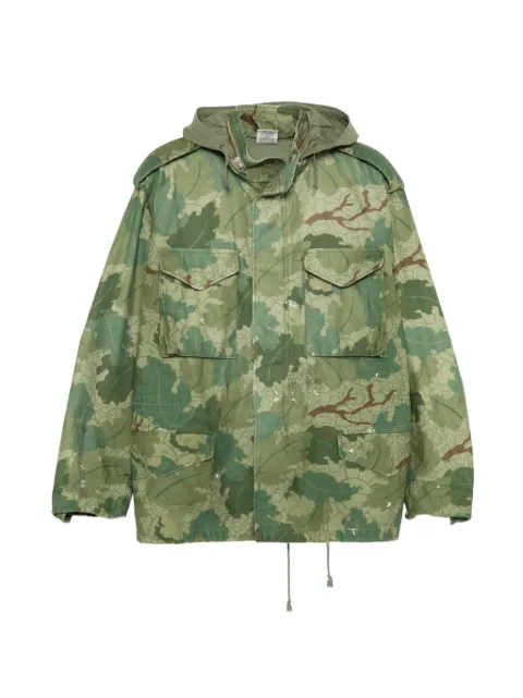MONONOKE MADE chamarra M65 con capucha y estampado militar