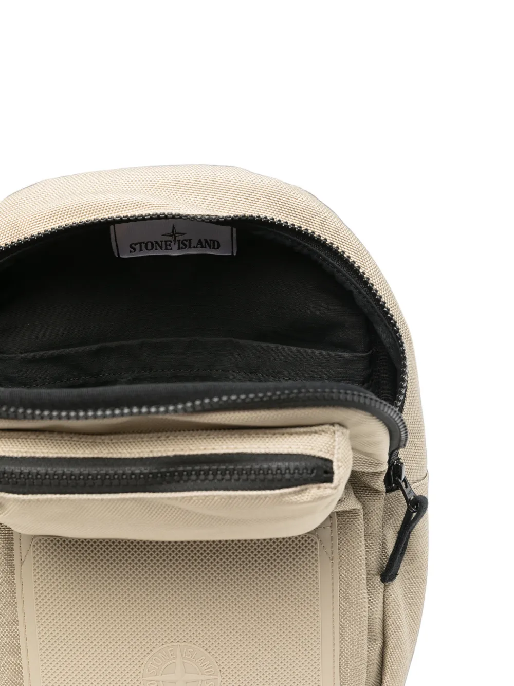 Stone Island Rugzak met patch Beige