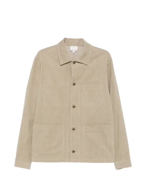 A.P.C. Hemdjacke aus Cord mit aufgesetzter Tasche