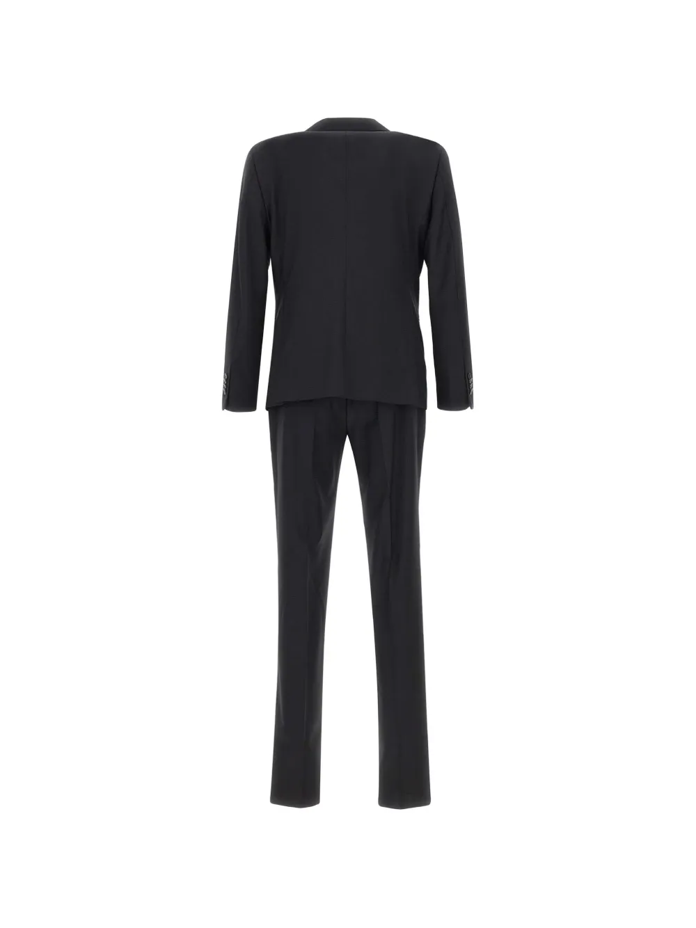 Manuel Ritz single-breasted slim-fit suit Zwart