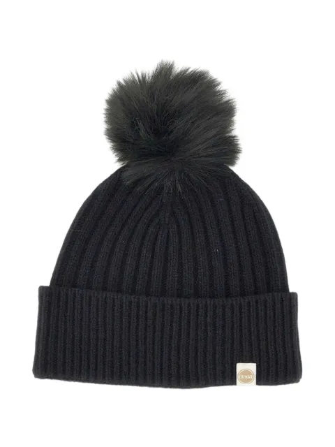 Colmar pom-pom ribbed beanie hat