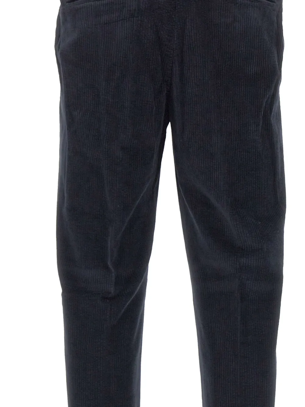 DEVORE Broek met paspelzak Blauw