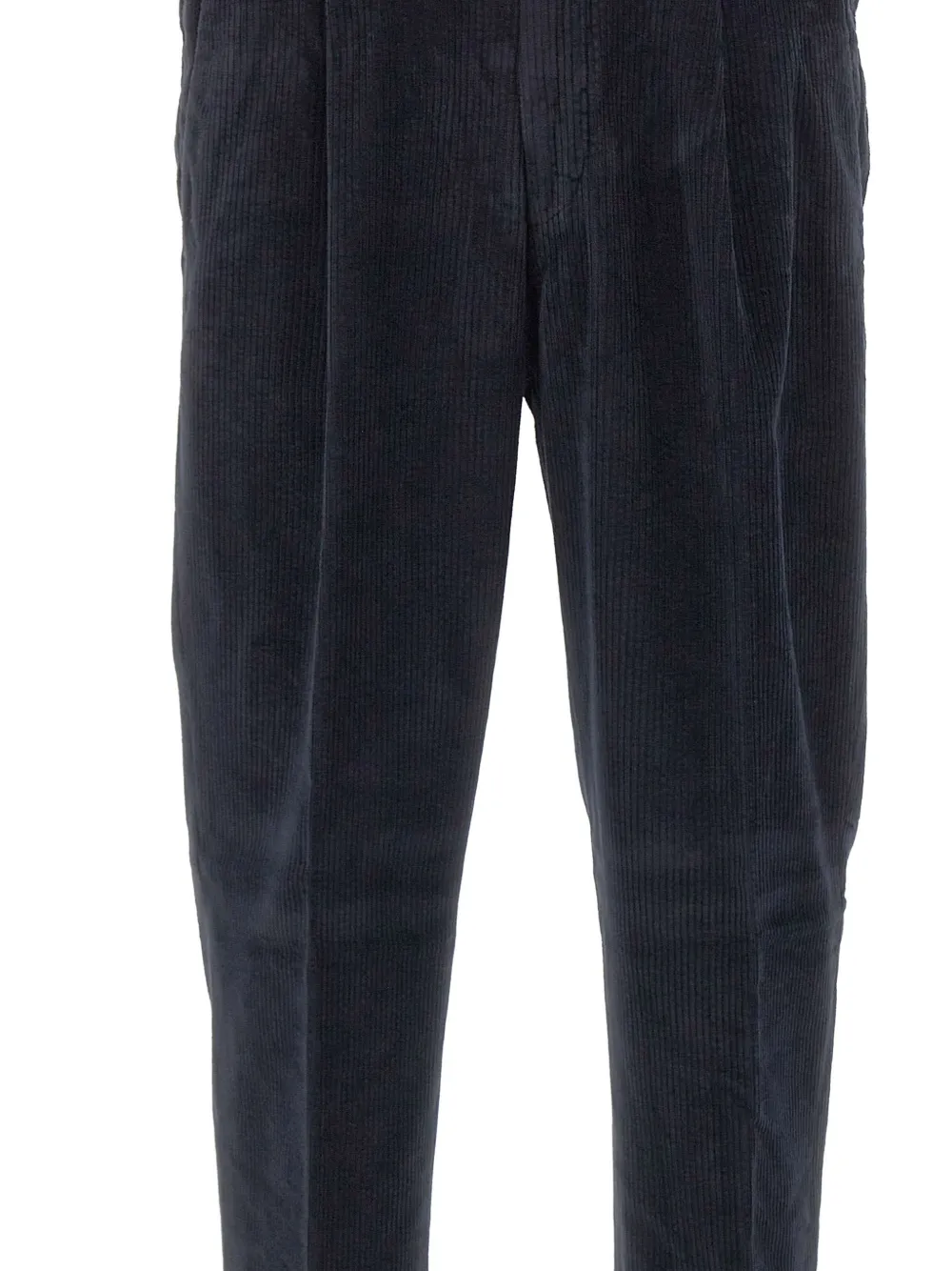 DEVORE Broek met paspelzak Blauw