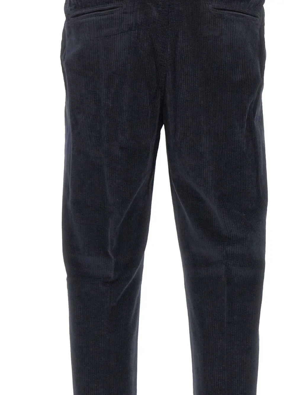 DEVORE Broek met paspelzak Blauw
