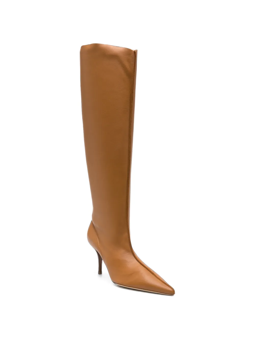 Magda Butrym pointed-toe knee-high boots - Marrone