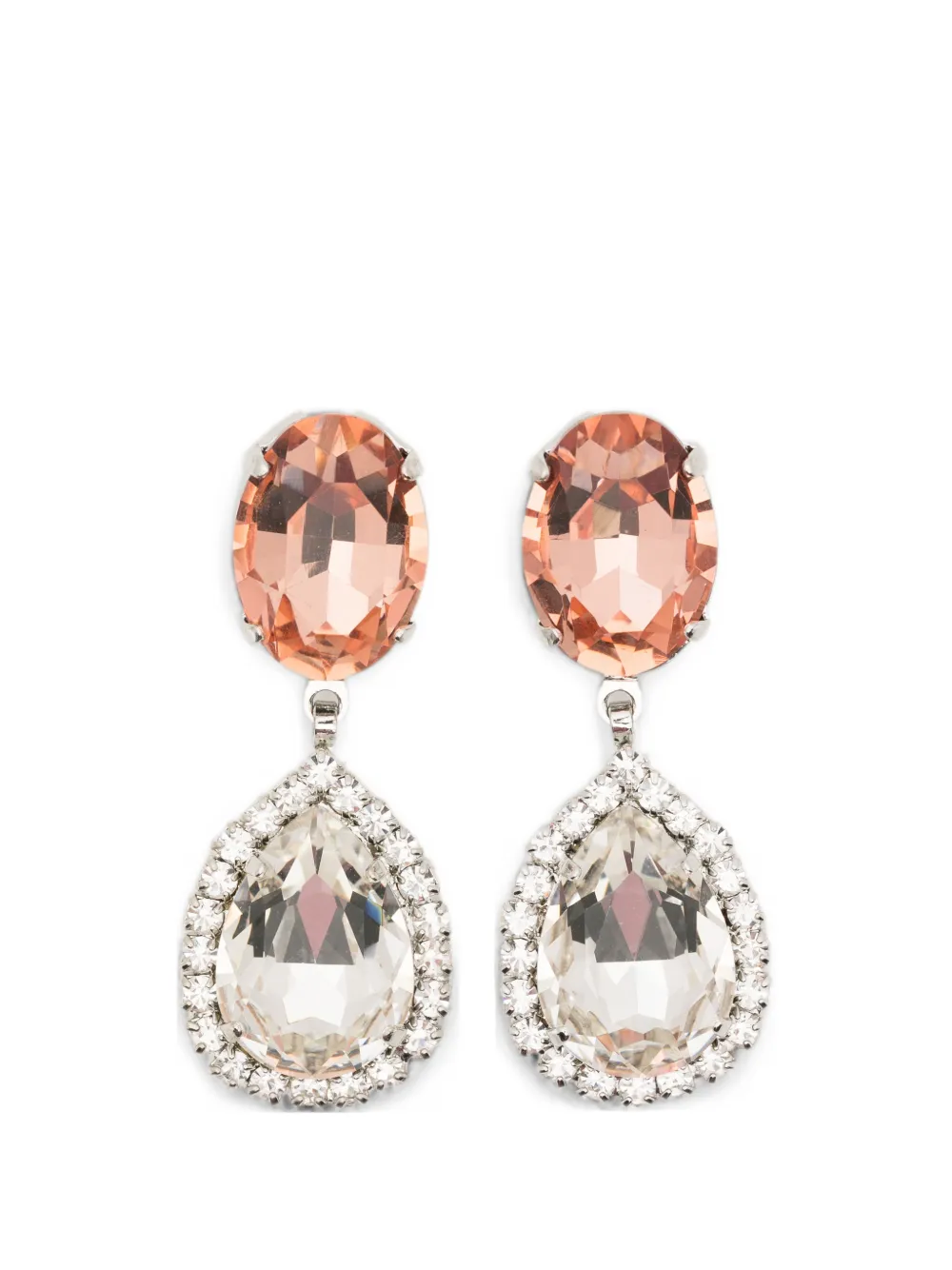 Magda Butrym crystal-embellished drop earrings - Argento