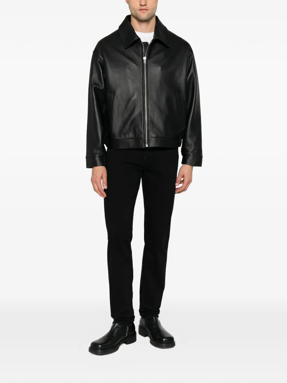 Emporio Armani Jeans met logoplakkaat Zwart