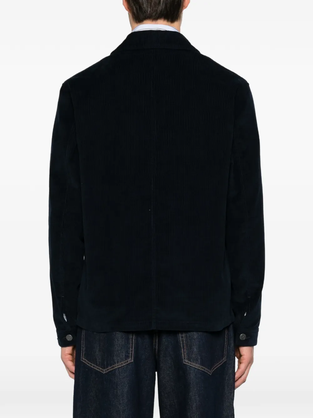 A.P.C. Rodney corduroy shirt jacket Blauw